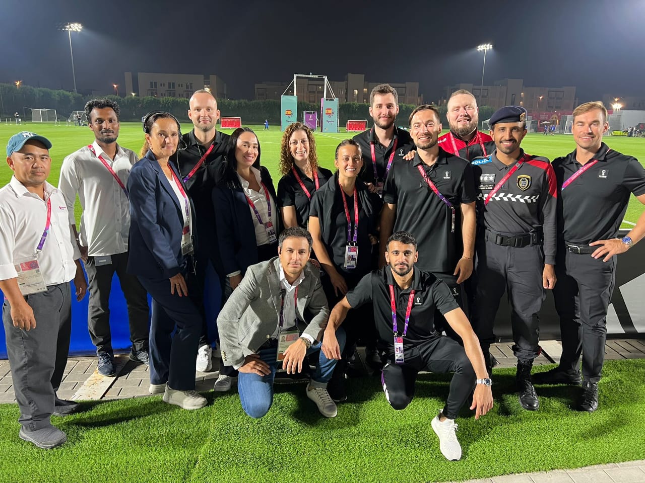 Equipe de segurança no Qatar - Copa do Mundo