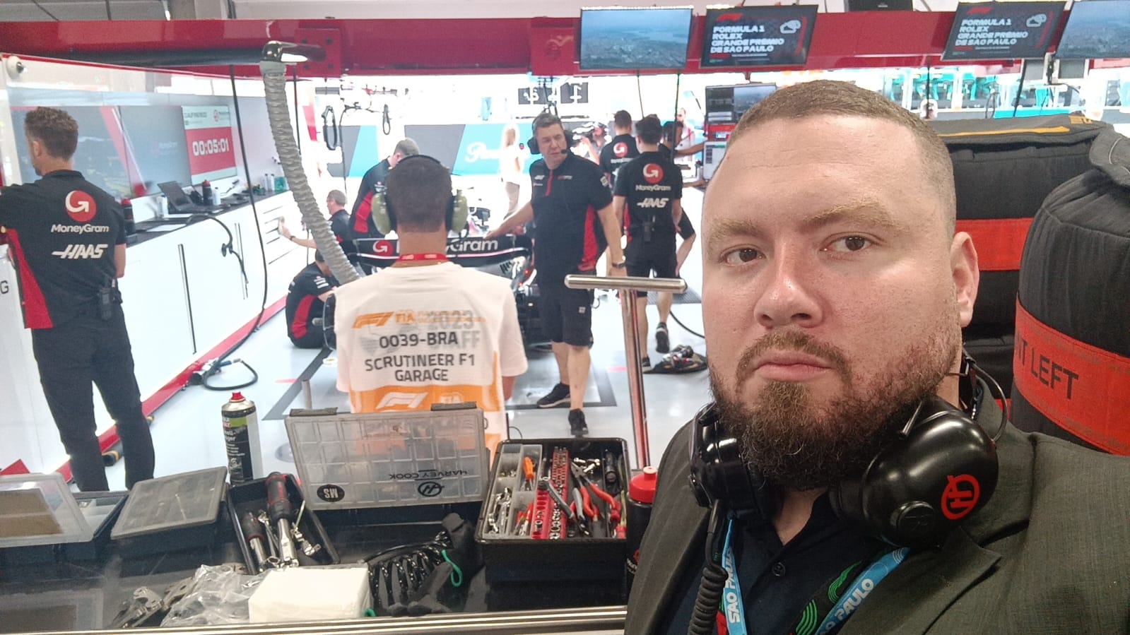 Equipe completa de segurança - Evento internacional